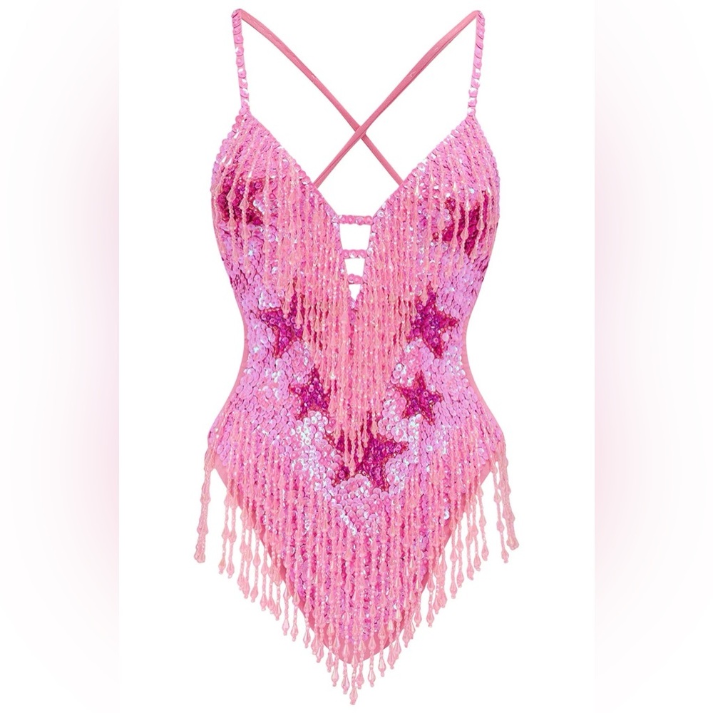Easy Tiger Stargazer Pink Bodysuit - as seen on Chappell Roan!